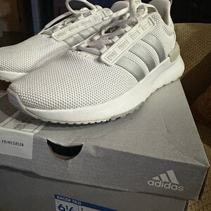 Adidas Primegreen White and Silver Sneakers